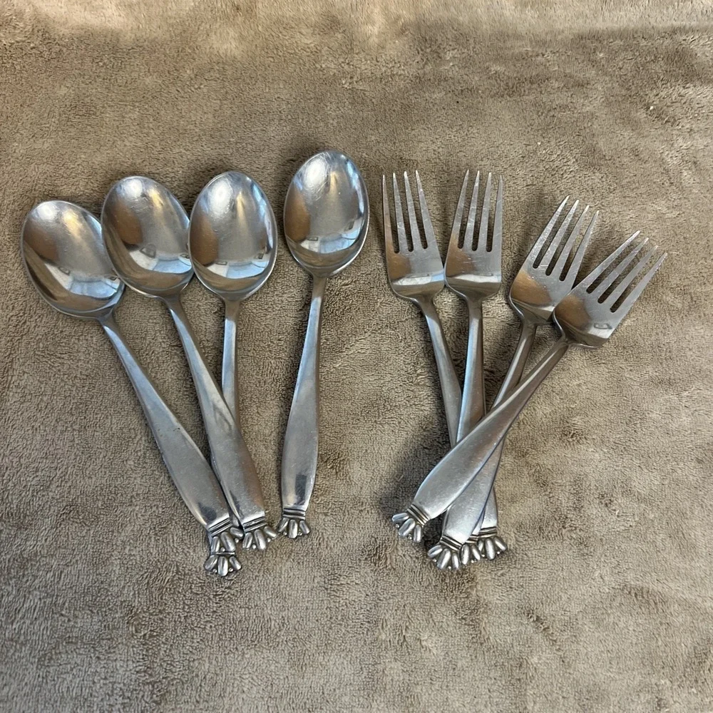 Vintage Empress Stainless Steel Flatware MCM Full Service For 4 - 20‎ Pieces